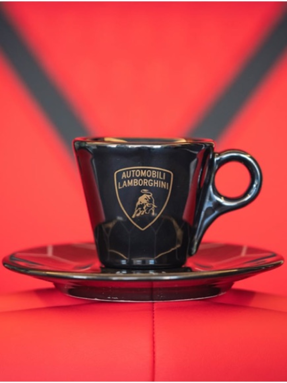 New! 🇮🇹☕️✨Lamborghini x Lavazza Espresso Cup & Saucer— 2 sets LIMITED EDITION